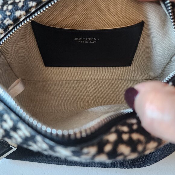 Jimmy Choo Studded Calf Hair Camera Bag "EUC" - Picture 2 of 16